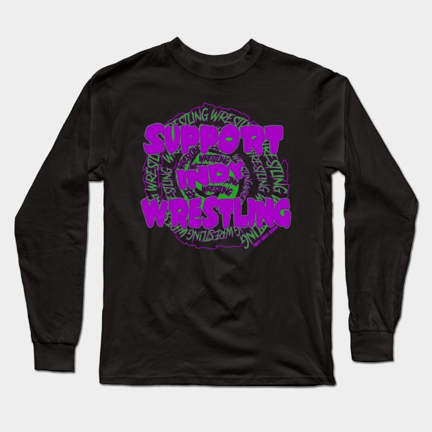 Broken WRESTLING Long Sleeve T-Shirt by WestGhostDesign707